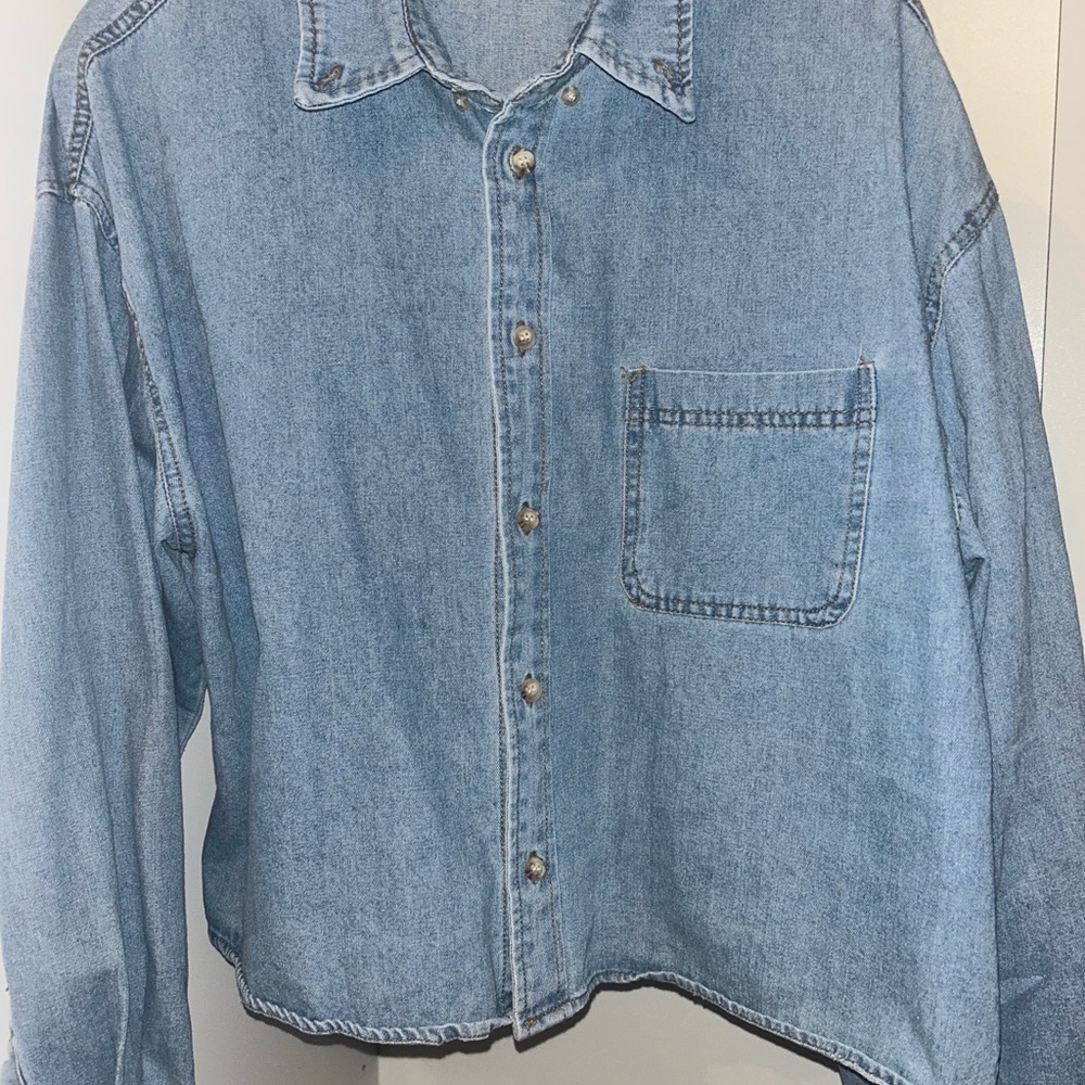 Denim Button Down Shirt